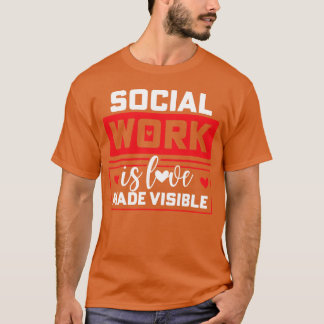 Camiseta Social Worker Love boy