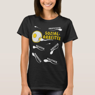 Camiseta Social Worker Social Work Sperm Profesional Social