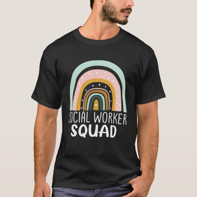 Camiseta Social Worker Squad Week Appreciation Day Men Wome (Anverso)
