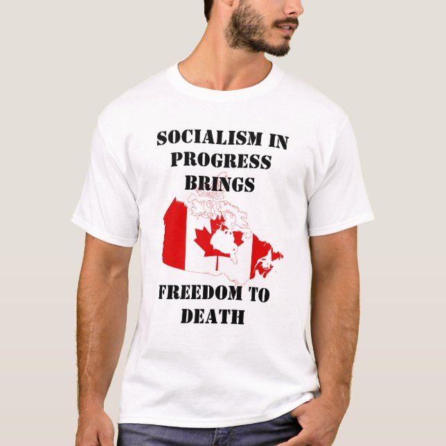 Camiseta socialism in canada (Anverso)