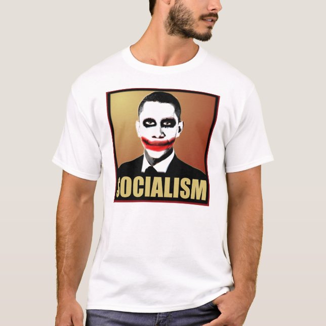 Camiseta Socialismo de Obama del comodín (Anverso)