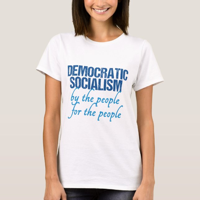 Camiseta Socialismo democrático (Anverso)
