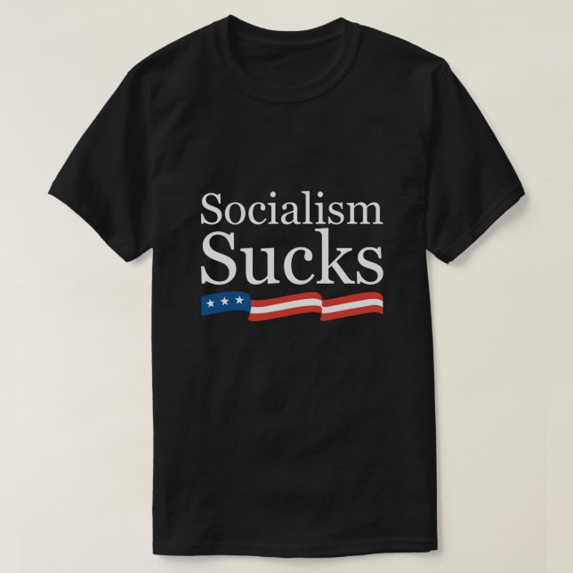 Camiseta Socialismo Sucks (Diseño del anverso)