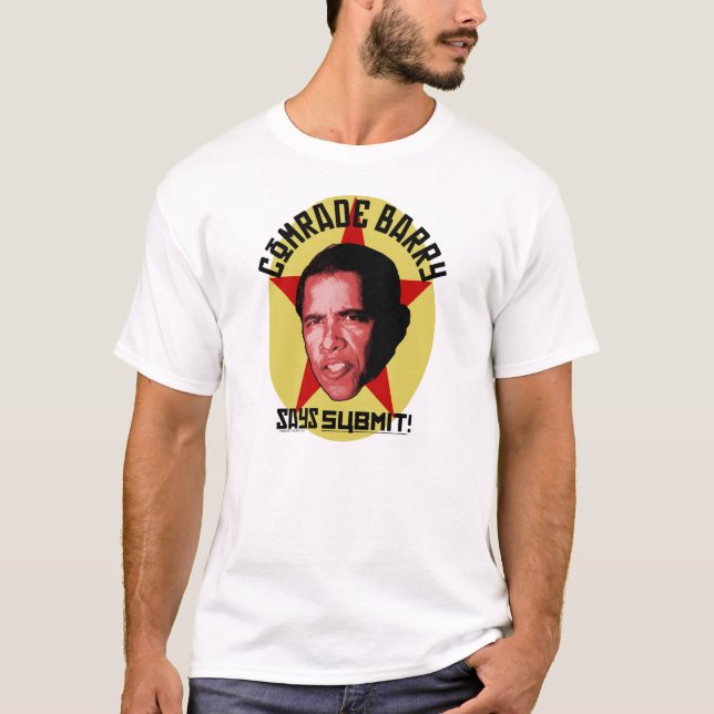Camiseta socialista de camarada Barack Obama (Anverso)