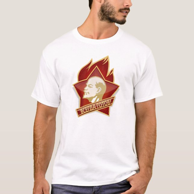 Camiseta Socialista de Vladimir Lenin de la organización de (Anverso)