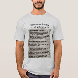 Camiseta socialista Democratic de la educación de