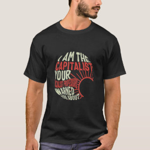 Camiseta Socialista soy capitalista estudiante liberal anti