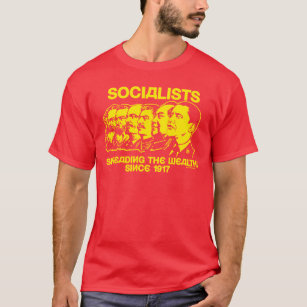 Camiseta Socialistas: Extensión de la riqueza