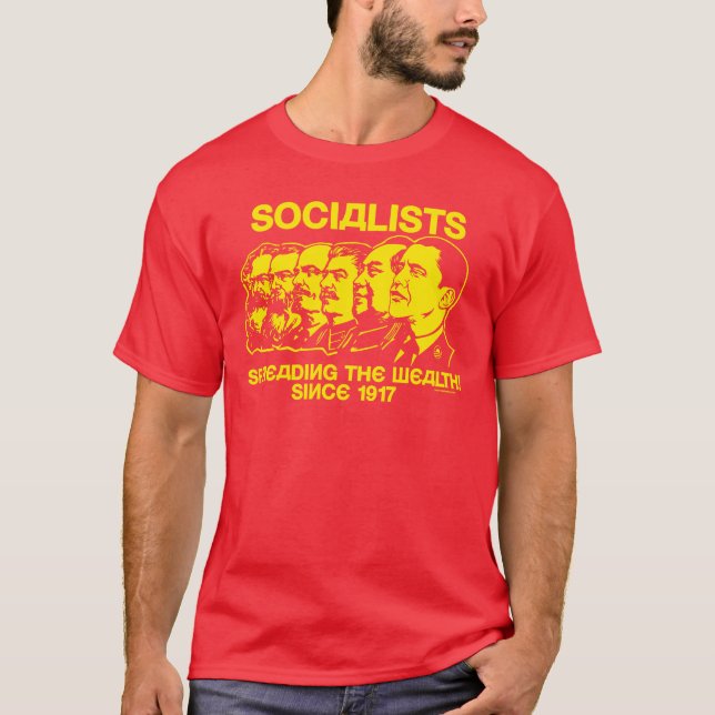 Camiseta Socialistas: Extensión de la riqueza (Anverso)