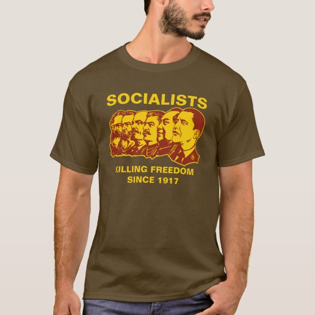 Camiseta Socialistas: ¡Personalizable de Obammunist! (Anverso)