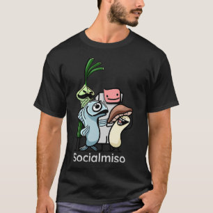 Camiseta Socialmiso – Personajes peculiares de sopa de miso
