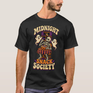 Camiseta Sociedad de Aperitivos de Medianoche Esqueleto Div