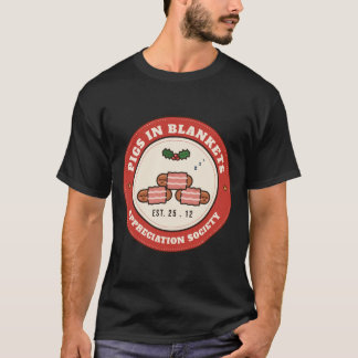 Camiseta Sociedad de Apreciación de Cerdos en Mantas