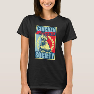 Camiseta Sociedad De Apreciación De Pollos Para Los Granjer