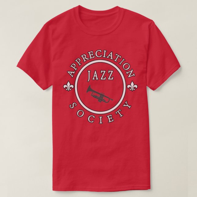 Camiseta Sociedad de Apreciación del Jazz (Diseño del anverso)