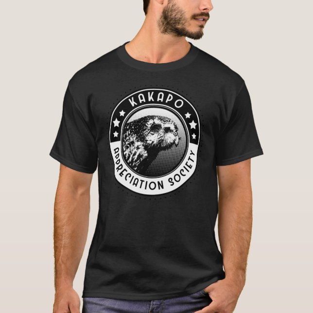 Camiseta Sociedad de Apreciación Kakapo  (Anverso)