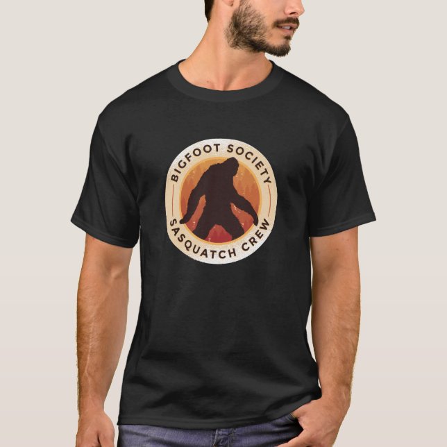 Camiseta Sociedad de Bigfoot - piel de la búsqueda del (Anverso)