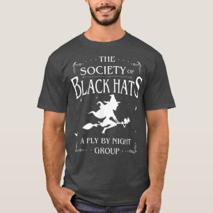 Camiseta Sociedad de brujas de Gorras negros - Halloween di