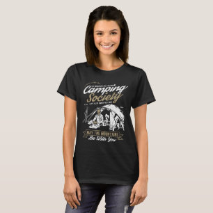 Camiseta Sociedad de Camping Que las Montañas Estén Contigo