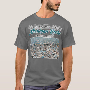 Camiseta Sociedad De Cazadores De Rock Michigan Rocks