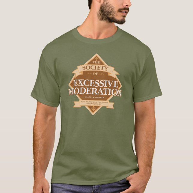 Camiseta Sociedad de excesiva moderación (Anverso)
