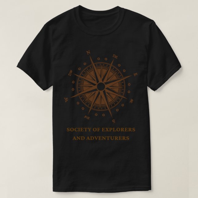 Camiseta Sociedad de exploradores y aventureros (Diseño del anverso)