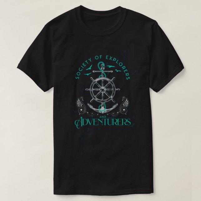 Camiseta Sociedad De Exploradores Y Aventureros (4) (Diseño del anverso)