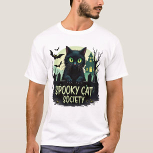 Camiseta Sociedad de gatos fantasmales - Halloween