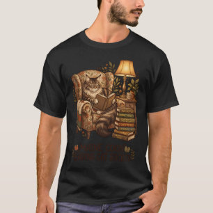 Camiseta Sociedad de Gatos Leyendo Maine Coon Bibliófilo