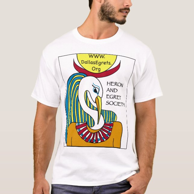 Camiseta Sociedad de la garza y del Egret (Anverso)