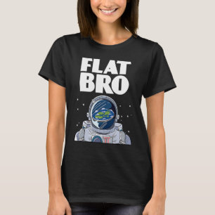 Camiseta Sociedad de la Tierra Plana Astronauta Conspiració