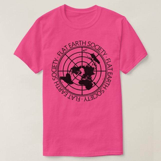 Camiseta Sociedad de la Tierra Plana Ciencia Conspiración d (Diseño del anverso)