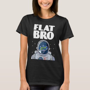 Camiseta Sociedad de la Tierra Plana Conspiración de Astron