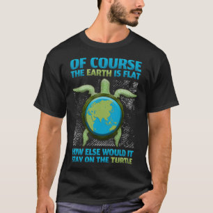 Camiseta Sociedad de la Tierra Plana Diseño Elefantes de To