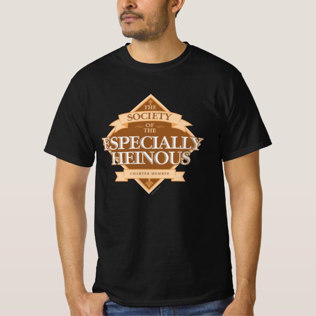 Camiseta Sociedad de los Especialmente Heinosos (Anverso)