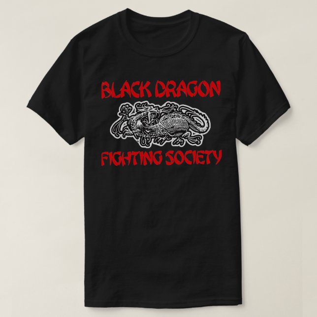 Camiseta Sociedad de lucha contra el dragón negro (Diseño del anverso)