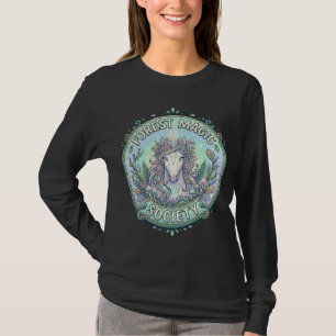 Camiseta Sociedad de Magia del Bosque de Unicornios Diseño