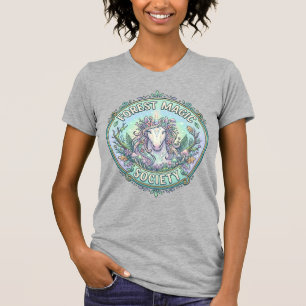 Camiseta Sociedad de Magia del Bosque de Unicornios Diseño