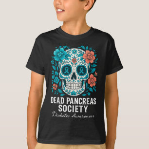 Camiseta Sociedad de páncreas muerto Azúcar Diabetes Sensib