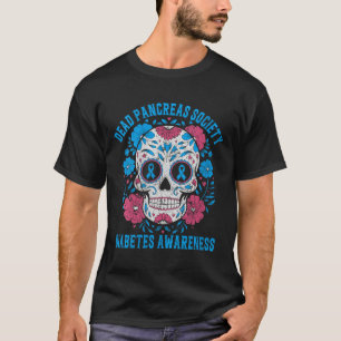 Camiseta Sociedad de Páncreas Muerto de Mujeres Diabetes Co