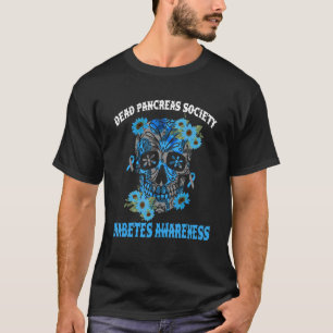 Camiseta Sociedad de Páncreas Muerto Diabetes Sensibilizaci