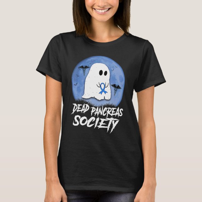 Camiseta Sociedad de Páncreas Muerto Diabetes Sensibilizaci (Anverso)
