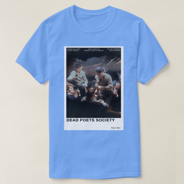 Camiseta Sociedad de poetas muertos (Diseño del anverso)