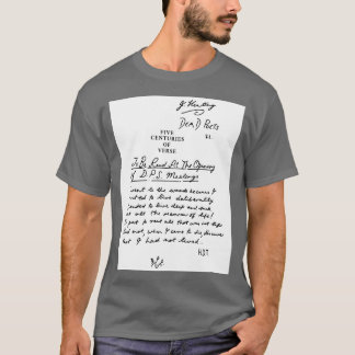 Camiseta Sociedad de poetas muertos cinco siglos de negro v
