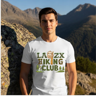 Camiseta Sociedad de senderismo sin aliento divertida perez