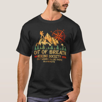 Camiseta Sociedad De Senderismo Sin Aliento No Te Preocupes