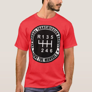 Camiseta Sociedad de transmisión manual Guardar los manuale