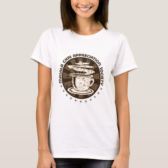 Camiseta Sociedad del aprecio de Masala Chai (Anverso)