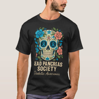 Camiseta Sociedad del Páncreas Muerto Azúcar Conciencia de 