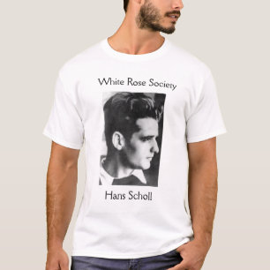 Camiseta Sociedad del rosa blanco, Hans Scholl